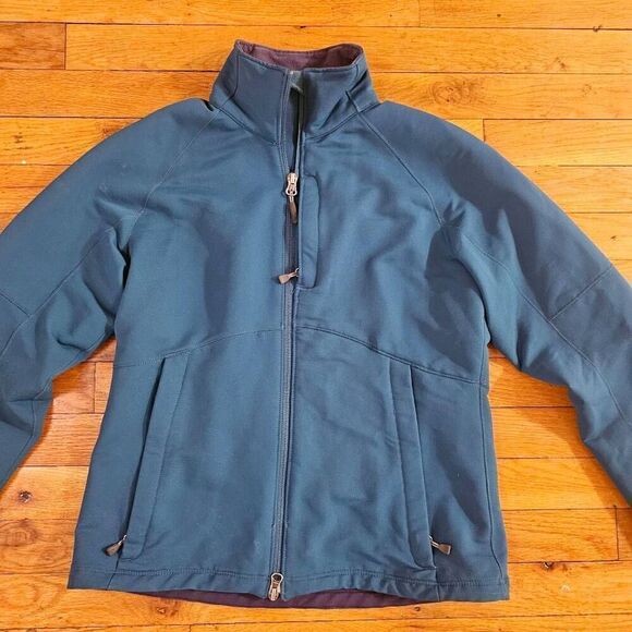 Ibex Sofshell Full Zip Jacket Peak Climawool Logo Green Small Women's - Picture 2 of 9